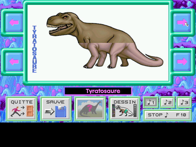 Dinosaures (Les) [Falcon030] atari screenshot